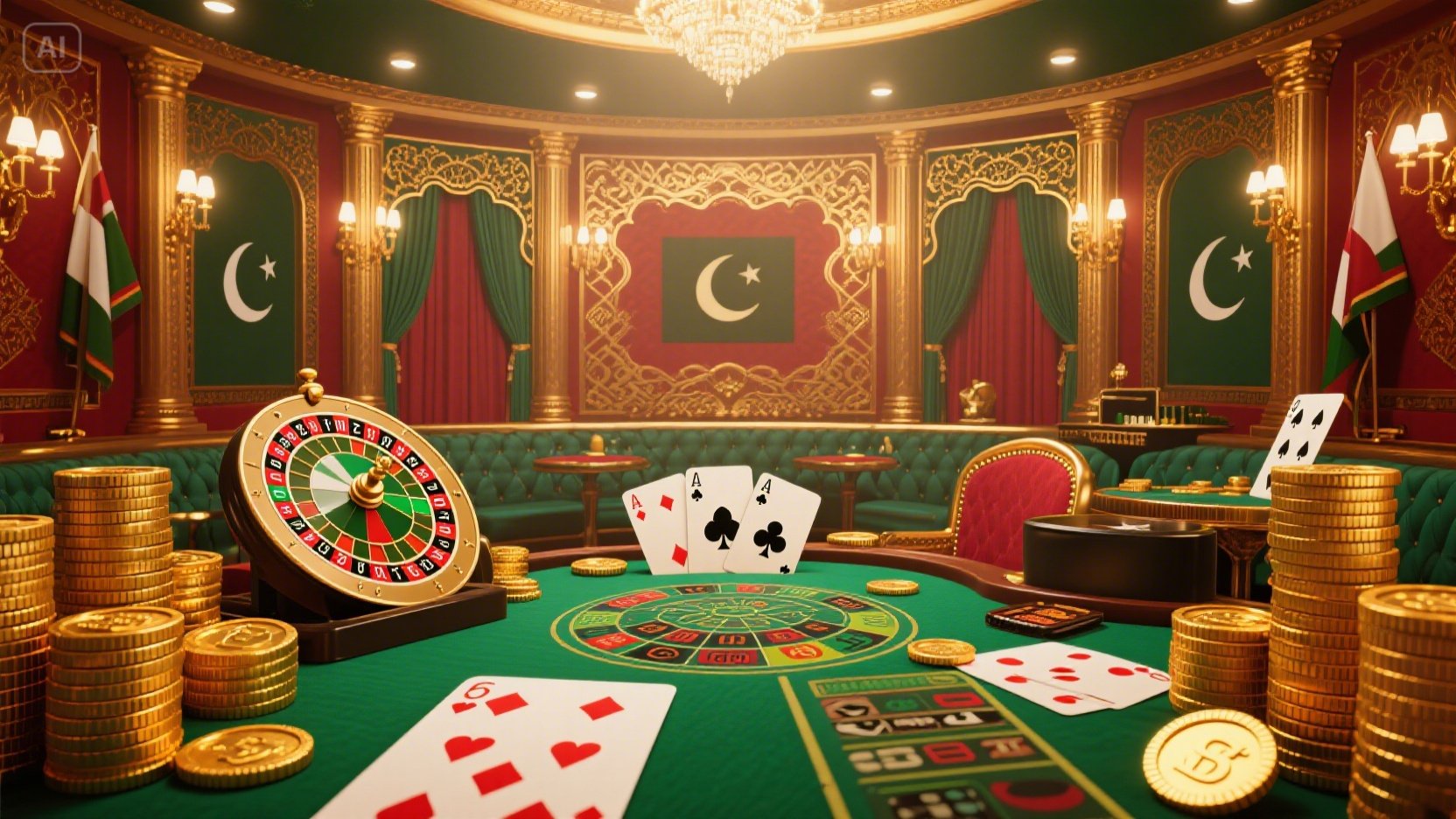 roulette table game