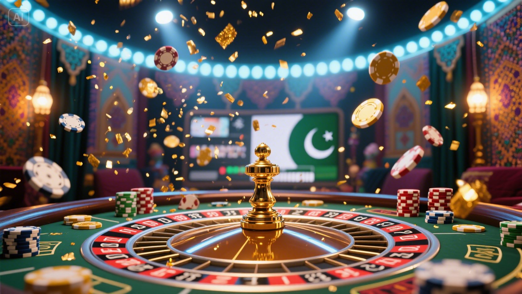 roulette table game