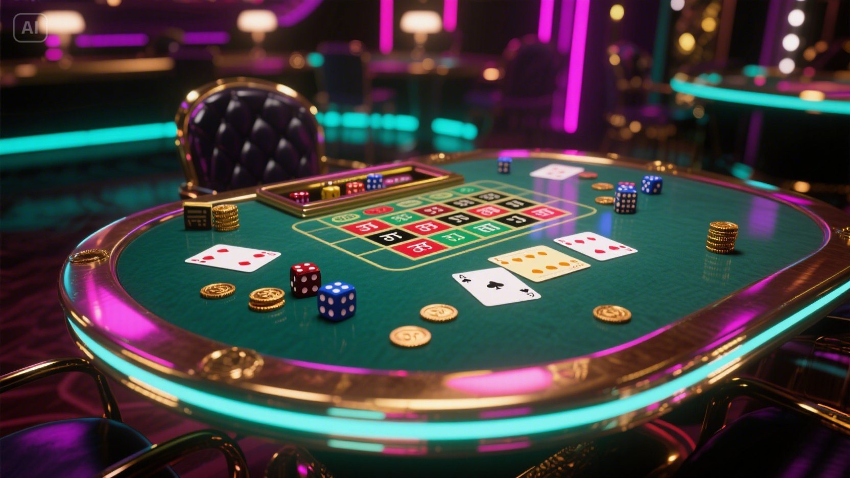 roulette table game
