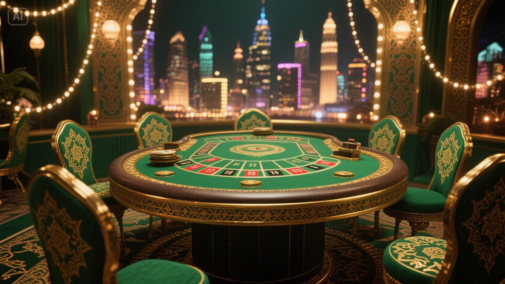 roulette table game