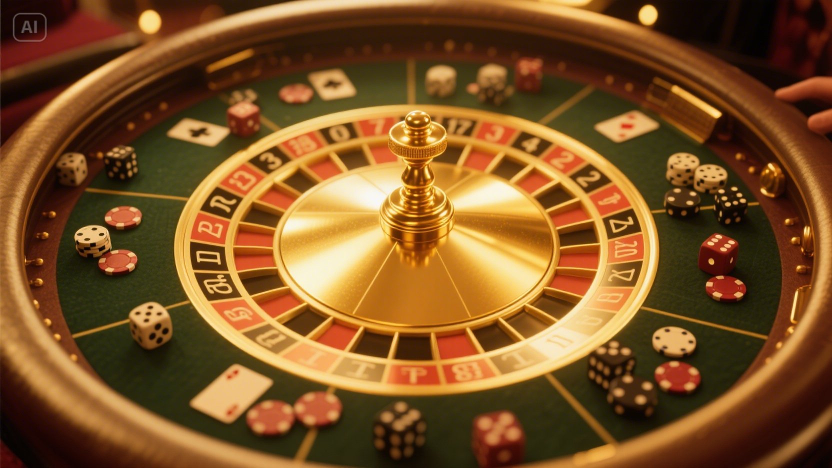 roulette table game