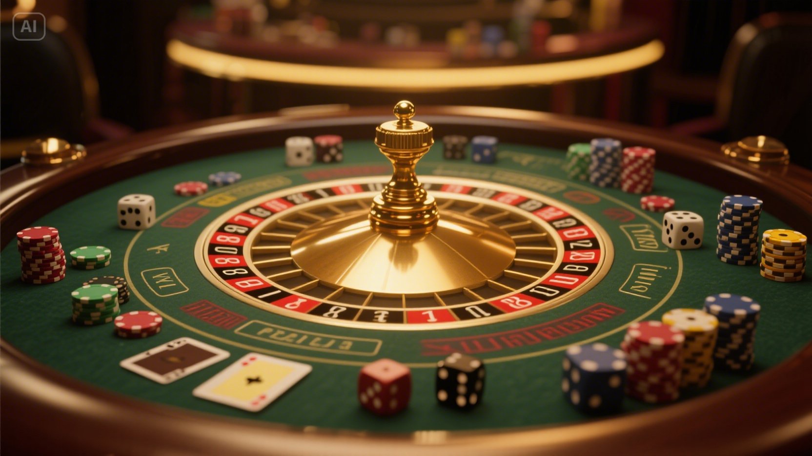 roulette table game
