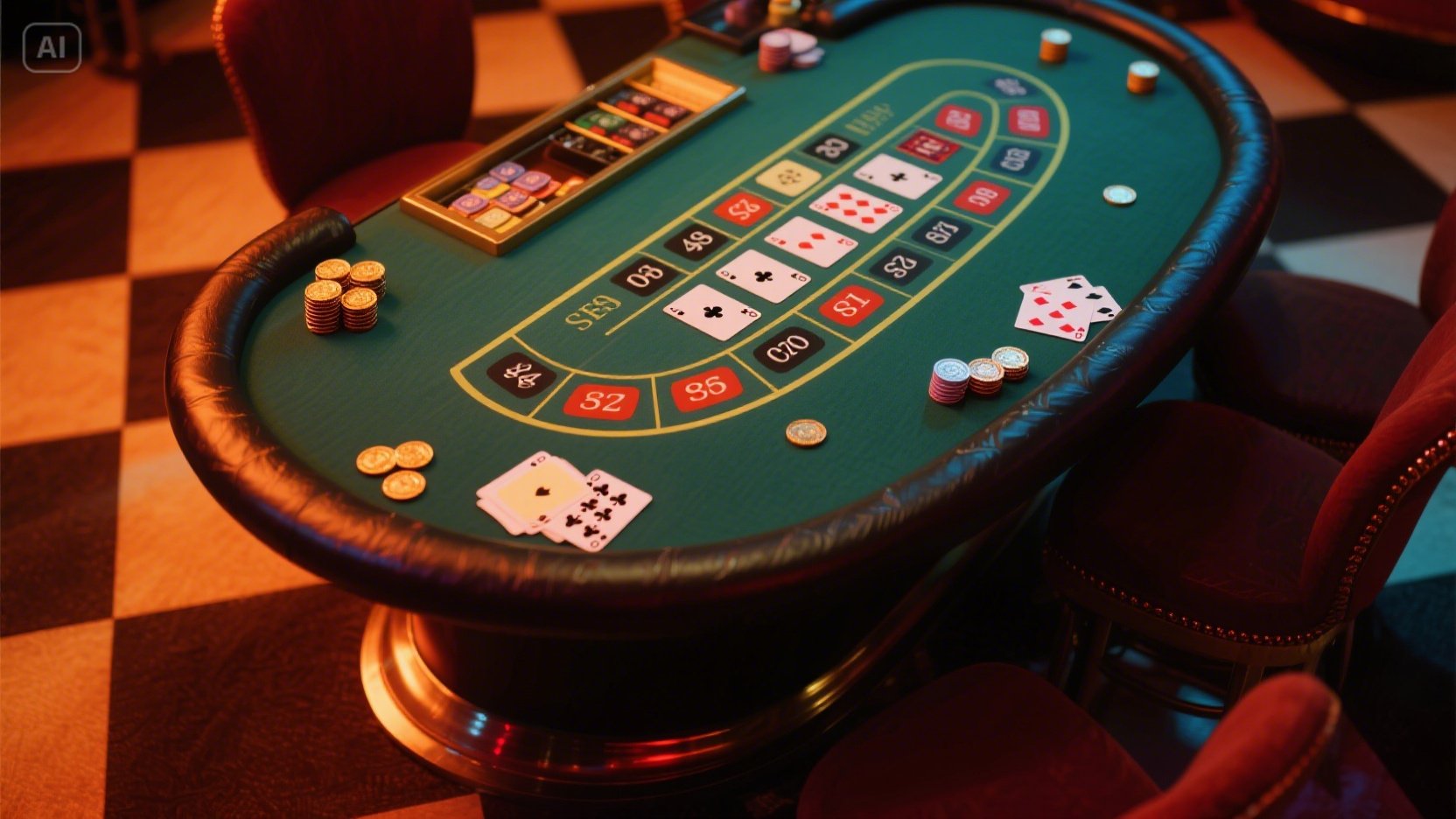 roulette table game