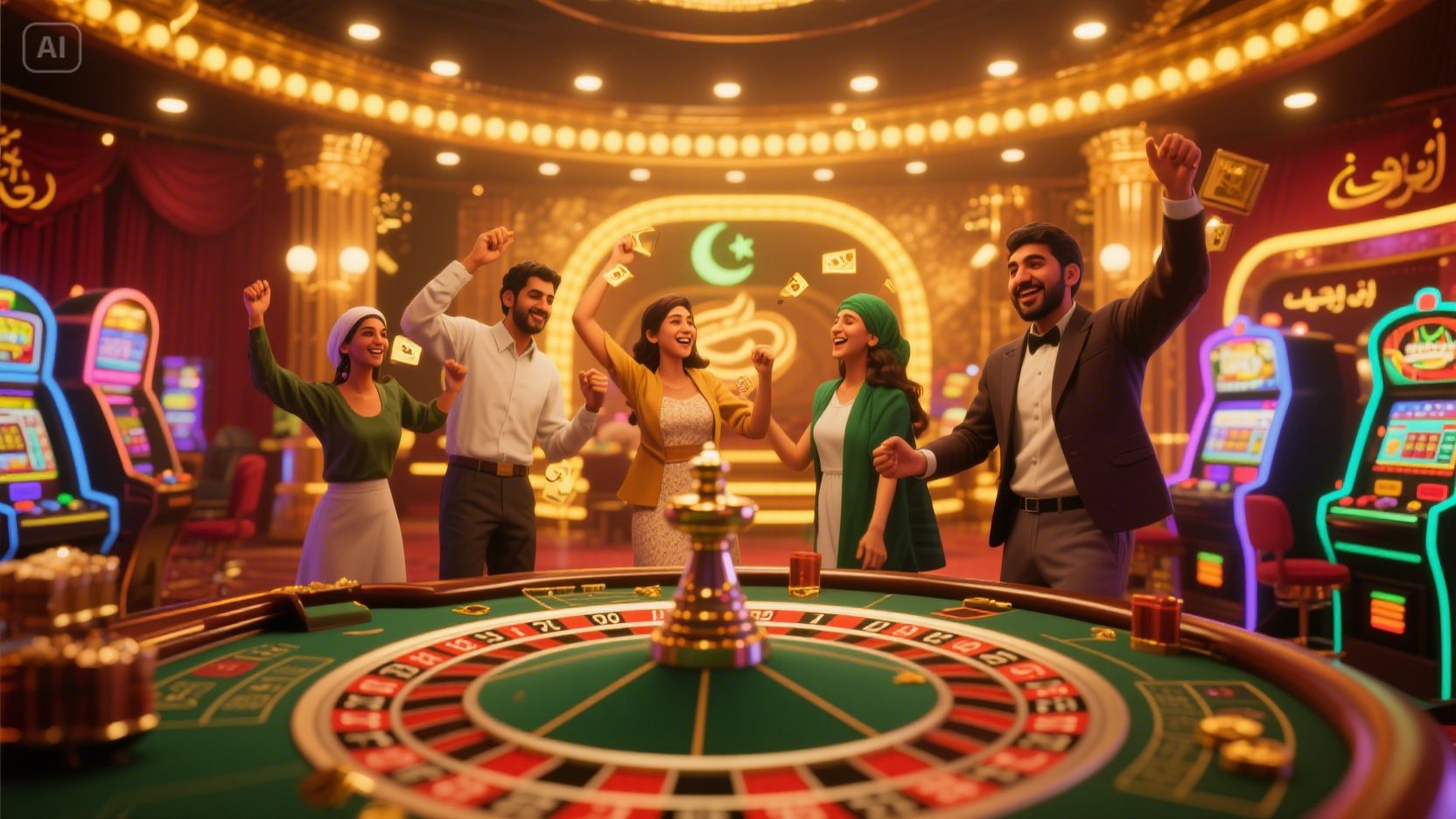 roulette table game